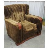 Overstuffed old chair