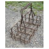 Metal oil bottle rack