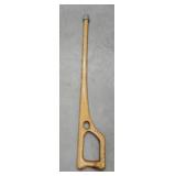 Solid oak walking stick