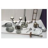 Box lot - sword, pewter, clippers, Buffalo