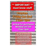 Bostwick Auctions on-site estate
Please read all