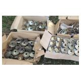 Coil roofing nails 1 full box 1¼", 3 partial 1",