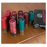 12 gauge slugs and bird shot