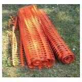 2 rolls snow fence