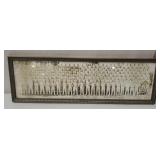 Framed military photo, 18th infantry training