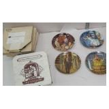 Set of four gone with the wind collector plates
