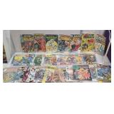 Box of miscellaneous comic books