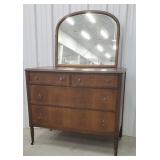 Dresser with mirror