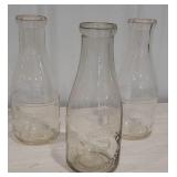 3 milk bottles including - Procorowicz