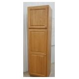 2-door beautiful oak kitchen cupboard
84"t x