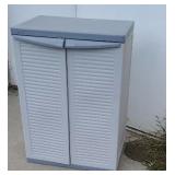 Short 2 door plastic cabinet