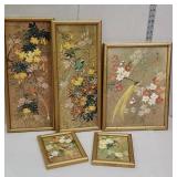 5 flamboyant bird prints