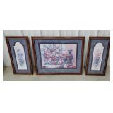 3 piece floral print set