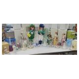 Cart 55 - top row Avon collectibles including