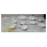 Large box of Pyrex and CorningWare