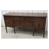 Walnut server 65"w 32"t