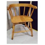 Youth size maple captains chair