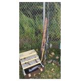 Tackle box and fishing poles