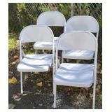 4 metal folding chairsAsk about more available