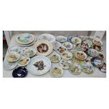 Huge box of collector plates with original boxes