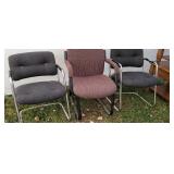3 office chairs