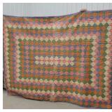 Old farmhouse quilt - some stains on the back