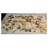 Box of early postcards