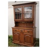 2pc maple hutch