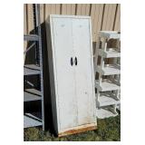 2 door tin cabinet
