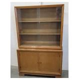 Sliding door China cabinet