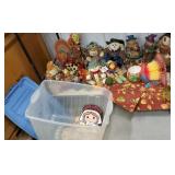 Plastic tub lot of fall items