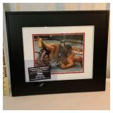 Jon "Bones" Jones with certificate of authenticity