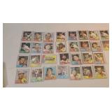 30 vintage baseball cards