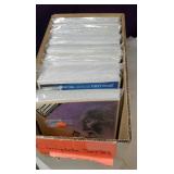 Box of complete series of comic books