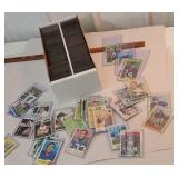 Very large quantity of early football cards in