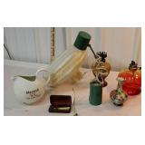 Box of miscellaneous - torchiere floor lamp