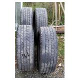 Set of4 MasterCraft 235/65r16 tires