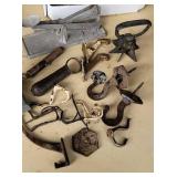 Egg scales, chopper, old hardware