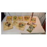 Group of early comic strip prints or pullouts