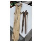 2 hanging drying racks