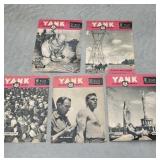 5 - 1945 Yank magazines
