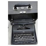 Vintage Royal typewriter with case