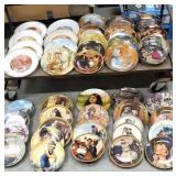 2 large boxes of collector plates mostly with