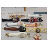 10 beer taps - matts, Samuel adams, etc