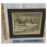 Watercolor signed - Sanso & dated 39