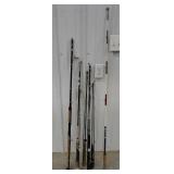 6 fishing poles