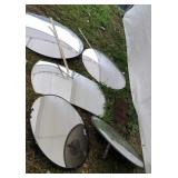 5 security mirrors some with brackets