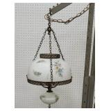 Floral hanging light 
Needs rewired