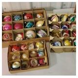 3 boxes of vintage Christmas ornaments