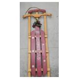 Christmas sled decoration